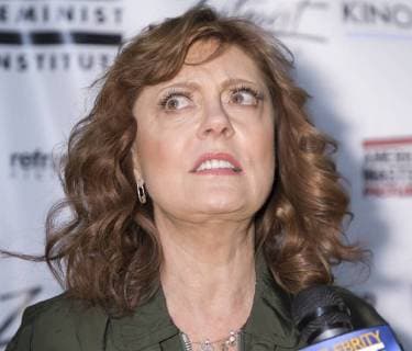 US: BOMBSHELL: HEDY LAMARR Story Susan Sarandon attends Theatrical opening of BOMBSHELL: THE HEDY LAMARR STORY at Hunter College New York New York United States Hunter College  SamxAronov