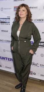 US: BOMBSHELL: HEDY LAMARR Story Susan Sarandon attends Theatrical opening of BOMBSHELL: THE HEDY LAMARR STORY at Hunter College New York New York United States Hunter College  SamxAronov