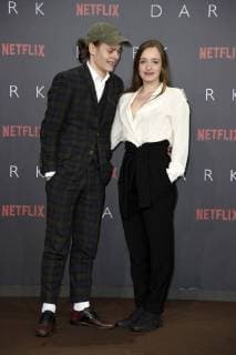 Bela Gabor Lenz und Nellie Thalbach bei der Premiere der Netflix Serie Dark im Kino im Zoo-Palast. Berlin, 20.11.2017