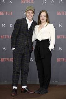 Bela Gabor Lenz und Nellie Thalbach bei der Premiere der Netflix Serie Dark im Kino im Zoo-Palast. Berlin, 20.11.2017