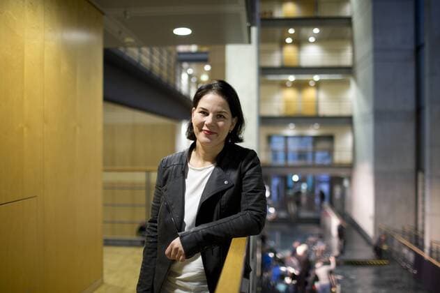 Deutschland, Berlin, Deutscher Bundestag, Paul-Löbe-Haus, Portrait der Bundestagsabgeordneten Annalena Baerbock B90 Grüne, 15.11.2017