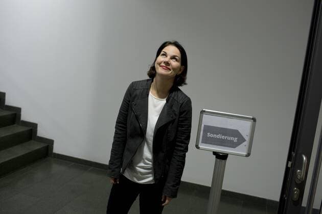 Deutschland, Berlin, Deutscher Bundestag, Paul-Löbe-Haus, Portrait der Bundestagsabgeordneten Annalena Baerbock B90 Grüne, 15.11.2017