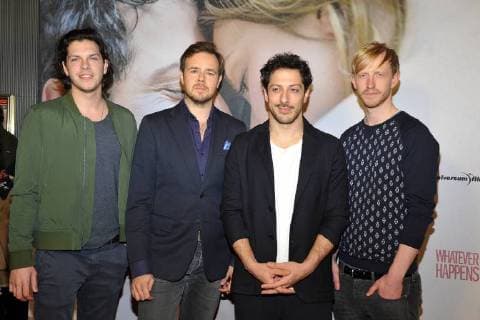 Fahri Yardim, Musikerband St. Beaufort und Produzent Nils Laupert Ankunft zur Premiere Whatever Happens im Kino Astor Filmlounge in Berlin am 21.11.2017