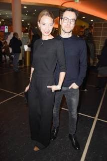 Jytte-Merle Boehrnsen mit Ehemann Tobias Wiemann bei der Publikumspremiere von Der Mann aus dem Eis im Zoo Palast in Berlin am 21.11.2017