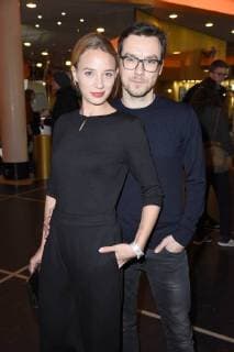 Jytte-Merle Boehrnsen mit Ehemann Tobias Wiemann bei der Publikumspremiere von Der Mann aus dem Eis im Zoo Palast in Berlin am 21.11.2017