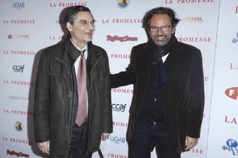 The Promise - La Promesse Premiere at Publicis Champs Elysees on November 21, 2017 in Paris Patrick Devedjian;Frédéric Lefebvre Paris France  562490