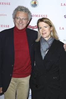 The Promise - La Promesse Premiere at Publicis Champs Elysees on November 21, 2017 in Paris Nelson Monfort;Dominique Monfort (Nelson Monfort s wife) Paris France  562490