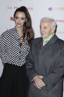 The Promise - La Promesse Premiere at Publicis Champs Elysees on November 21, 2017 in Paris Charles Aznavour;Charlotte Le Bon Paris France  562490
