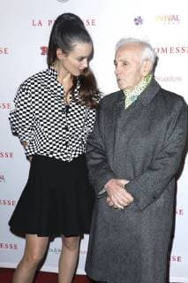 The Promise - La Promesse Premiere at Publicis Champs Elysees on November 21, 2017 in Paris Charles Aznavour;Charlotte Le Bon Paris France  562490