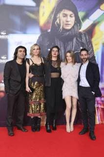Fatih Akin, Diane Kruger, Samia Changrin, Hanna Hilsdorf und Denis Moschitto bei der Premiere des Kinofilms Aus dem Nichts im Cinemaxx am Dammtor. Hamburg, 21.11.2017