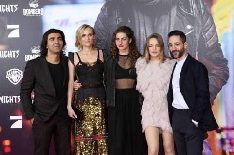 Fatih Akin, Diane Kruger, Samia Chancrin, Hanna Hilsdorf und Denis Moschitto bei der Premiere des Kinofilms Aus dem Nichts im Cinemaxx am Dammtor. Hamburg, 21.11.2017