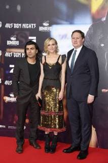 Fatih Akin, Diane Kruger und Carsten Brosda bei der Premiere des Kinofilms Aus dem Nichts im Cinemaxx am Dammtor. Hamburg, 21.11.2017