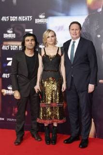 Fatih Akin, Diane Kruger und Carsten Brosda bei der Premiere des Kinofilms Aus dem Nichts im Cinemaxx am Dammtor. Hamburg, 21.11.2017