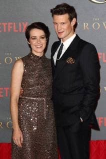 The Crown Series 2 World TV premiere London, UK. Claire Foy and Matt Smith at The Crown Series 2 World TV premiere at the Odeon Leicester Square, London on Tuesday 21 November 2017 LMK73-J1163 -221117 