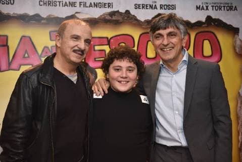 Italy: Photocall of Caccia Al Tesoro Italian actors (L) Carlo Buccirosso , Gennaro Guazzo(C) and Vincenzo Salemme (R) during the photocall of the Italian film Caccia al Tesoro directed by Carlo Vanzina Napoli Italy Cinema Metropolitan  PaolaxVisone