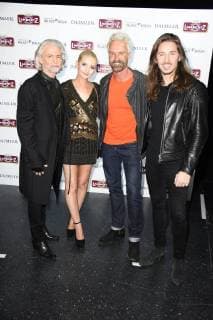 Hermann Buehlbecker, Anna Hiltrop, Michael Reh, Gil Ofarim bei der Präsentation des Lambertz Fine Art Kalenders 2018 im Friedrichstadtpalast in Berlin am 22.11.2017