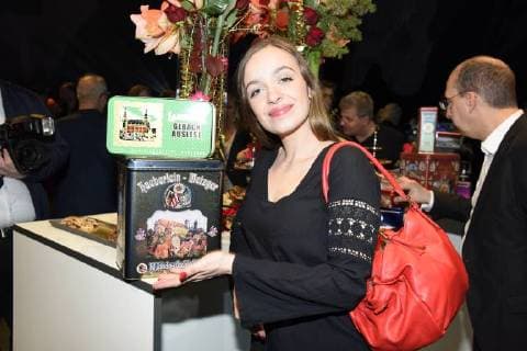 Nellie Thalbach bei der Präsentation des Lambertz Fine Art Kalenders 2018 im Friedrichstadtpalast in Berlin am 22.11.2017