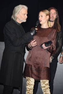 Hermann Buehlbecker, Cosima Auermann bei der Präsentation des Lambertz Fine Art Kalenders 2018 im Friedrichstadtpalast in Berlin am 22.11.2017