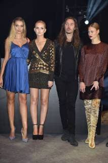 Melinda London, Anna Hiltrop, Gil Ofarim, Cosima Auermann bei der Präsentation des Lambertz Fine Art Kalenders 2018 im Friedrichstadtpalast in Berlin am 22.11.2017