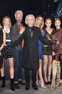 Hermann Buehlbecker, Melinda London, Anna Hiltrop, Cosima Auermann, Michael Reh bei der Präsentation des Lambertz Fine Art Kalenders 2018 im Friedrichstadtpalast in Berlin am 22.11.2017