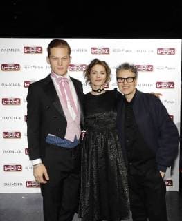 Sebastian Sauve, Elizabeth Ehrlich, Rolf Schneider bei der LAMBERTZ-Fine Art-Kalenderpraesentation im Friedrichstadtpalast Berlin.