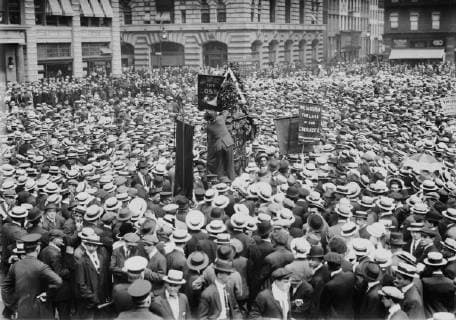 September 26, 2017 - Anarchist Meeting, Union Square, New York City, New York, USA, Bain News Service, May 1, 1914 - ZUMAg145 20170926_zza_g145_007 Copyright: xJTxVintagex