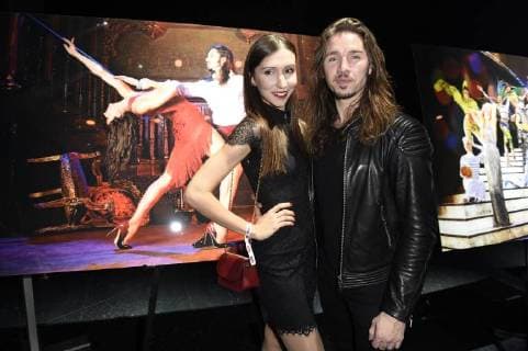 Lia Kemendi und Gil Ofarim bei der Präsentation vom Lambertz Kalender 2018 im Friedrichstadt Palast. Berlin, 22.11.2017