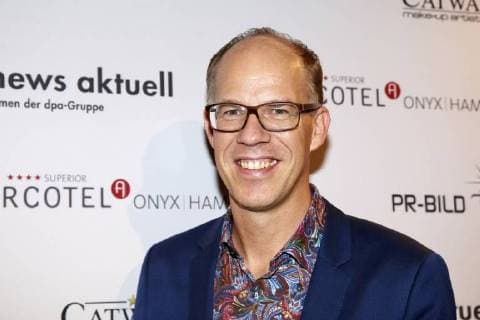Frank Stadthoewer beim PR-Bild Award 2017 im Gruenspan. Hamburg, 23.11.2017