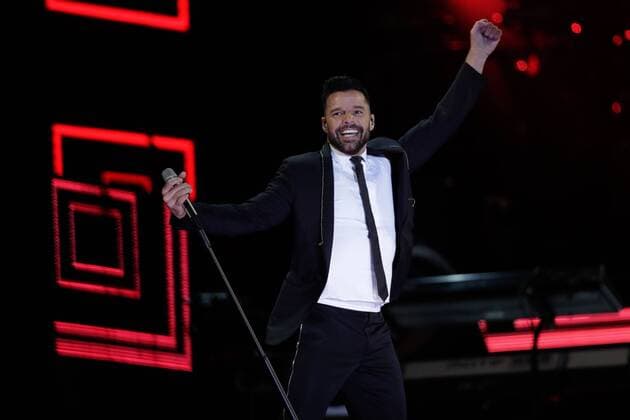 November 25, 2017 - EUM20171125ESP17.JPG.CIUDAD DE MEXICO MusicMusica-Ricky Martin.- Concierto del cantante puertorriqueno, Ricky Martin, en el Zocalo de esta capital, 25 de noviembre de 2017. Foto: Agencia EL UNIVERSALIvan StephensJMA.  - ZUMAu78_ 20171125_zaf_u78_126 Copyright: xElxUniversalx