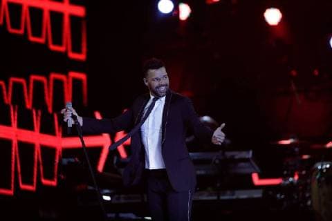 November 25, 2017 - EUM20171125ESP18.JPG.CIUDAD DE MEXICO MusicMusica-Ricky Martin.- Concierto del cantante puertorriqueno, Ricky Martin, en el Zocalo de esta capital, 25 de noviembre de 2017. Foto: Agencia EL UNIVERSALIvan StephensJMA.  - ZUMAu78_ 20171125_zaf_u78_127 Copyright: xElxUniversalx