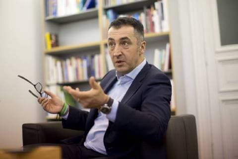 Deutschland, Berlin, Interview und Portrait mit Cem Özdemir B90 Grüne, 23.11.2017