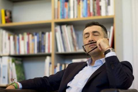Deutschland, Berlin, Interview und Portrait mit Cem Özdemir B90 Grüne, 23.11.2017