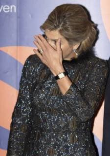 27-11-2017 Amsterdam Queen Maxima during the Prince Bernhard Cultuurfonds award at the Muziekgebouw aan ’t IJ in Amsterdam. The award, 150.000 euro, was presented to writer Geert Mak.  Copyright: xPPE WERFx