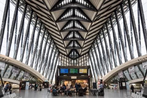 Lyon, Flughafenbahnhof Saint-Exupery - Lyon, Airport Saint-Exupery *** Lyon Airport Station Saint Exupery Lyon Airport Saint Exupery