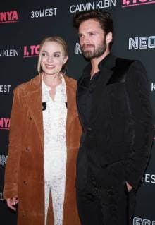 NEW YORK, NY November 28, 2017 Margot Robbie, Sebastian Stan attend Calvin Klein, Neon & 30West host the New York premiere of I, Tonya at the Village East Cinema in New York November 28, 2017. Copyright: xRWx