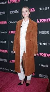 NEW YORK, NY November 28, 2017 Margot Robbie attend Calvin Klein, Neon & 30West host the New York premiere of I, Tonya at the Village East Cinema in New York November 28, 2017. Copyright: xRWx