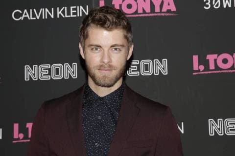 Luke Mitchell arrives on the red carpet at the I, Tonya New York Premiere at Village East Cinema on November 28, 2017 in New York City.  NYP20171128136 JOHNxANGELILLO