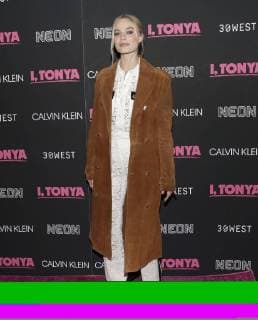 Margot Robbie arrives on the red carpet at the I, Tonya New York Premiere at Village East Cinema on November 28, 2017 in New York City.  NYP20171128118 JOHNxANGELILLO