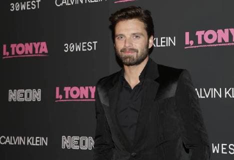 Sebastian Stan arrives on the red carpet at the I, Tonya New York Premiere at Village East Cinema on November 28, 2017 in New York City.  NYP20171128127 JOHNxANGELILLO