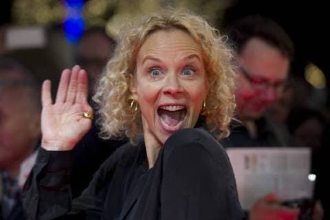 Katja RIEMANN, Deutschland, Schauspielerin, auf dem Roten Teppich, Red Carpet Show, Filmpremiere Forget about Nick , 28.11.2017, in der Lichtburg in Essen,