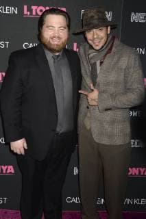 Paul Walter Hauser und Ricky Russert bei der Premiere des Kinofilms I, Tonya im Village East Cinema. New York, 28.11.2017
