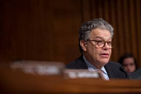 Sen. Al Franken, D-MN, questions Alex Azar, President Donald Trump s nominee to be the next HHS Secretary, during his confirmation hearing before the Senate Health, Education, Labor and Pensions Committee on Capitol Hill on November 29, 2017 in Washington, D.C.  WAP20171129335 KEVINxDIETSCH