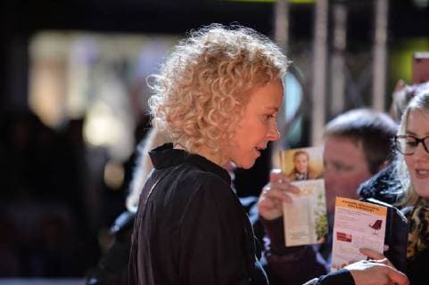 Premiere des Spielfilms - FORGET ABOUT NICK - in Essen Schauspielerin Katja Riemann am 28.11.2017 bei der Premiere des Kinofilms - Forget about Nick - in der Lichtburg in Essen. FORGET ABOUT NICK ist der neueste Film der renommierten und vielfach preisgekrönten Regisseurin Margarethe von Trotta.