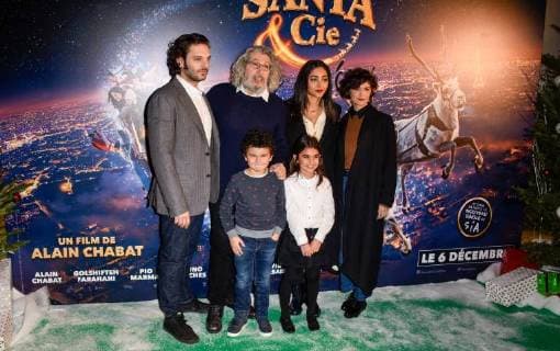 Alain Chabat - Golshifteh Farahani - Pio Marmai - Audrey Tatou CELEBRITES : Avant premiere du film Santa et Cie - Paris - 03 12 2017 FedericoPestellini Panoramic 