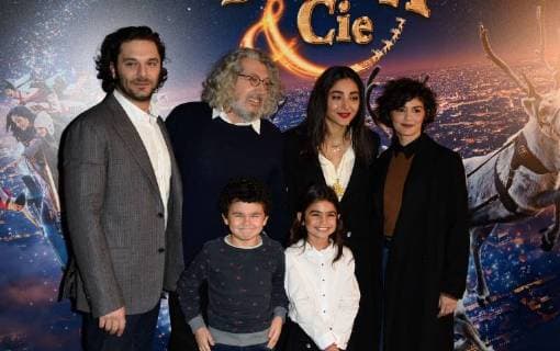 Alain Chabat - Golshifteh Farahani - Pio Marmai - Audrey Tatou CELEBRITES : Avant premiere du film Santa et Cie - Paris - 03 12 2017 FedericoPestellini Panoramic 