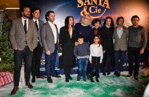 Alain Chabat - Golshifteh Farahani - Pio Marmai - Bruno Sanches - Louise Chabat - Audrey Tatou CELEBRITES : Avant premiere du film Santa et Cie - Paris - 03 12 2017 FedericoPestellini Panoramic 