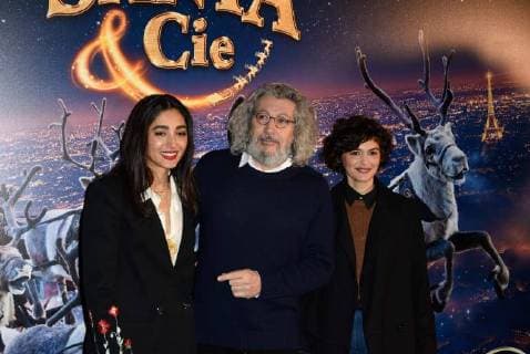 Alain Chabat - Golshifteh Farahani - Audrey Tatou CELEBRITES : Avant premiere du film Santa et Cie - Paris - 03 12 2017 FedericoPestellini Panoramic 