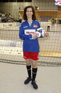 Katja Suding bem Benefiz-Fußballspiel Kicken mit Herz 2017 in der Alsterdorfer Sporthalle. Hamburg, 03.12.2017