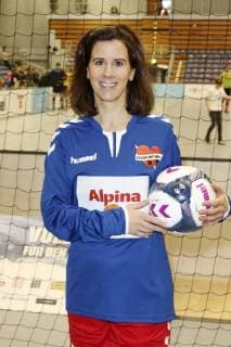 Katja Suding bem Benefiz-Fußballspiel Kicken mit Herz 2017 in der Alsterdorfer Sporthalle. Hamburg, 03.12.2017
