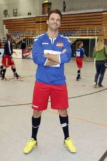 Stephan Luca bem Benefiz-Fußballspiel Kicken mit Herz 2017 in der Alsterdorfer Sporthalle. Hamburg, 03.12.2017